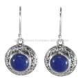 Blue Onyx Gemstone 925 Sterling Silver Earring Jewelry